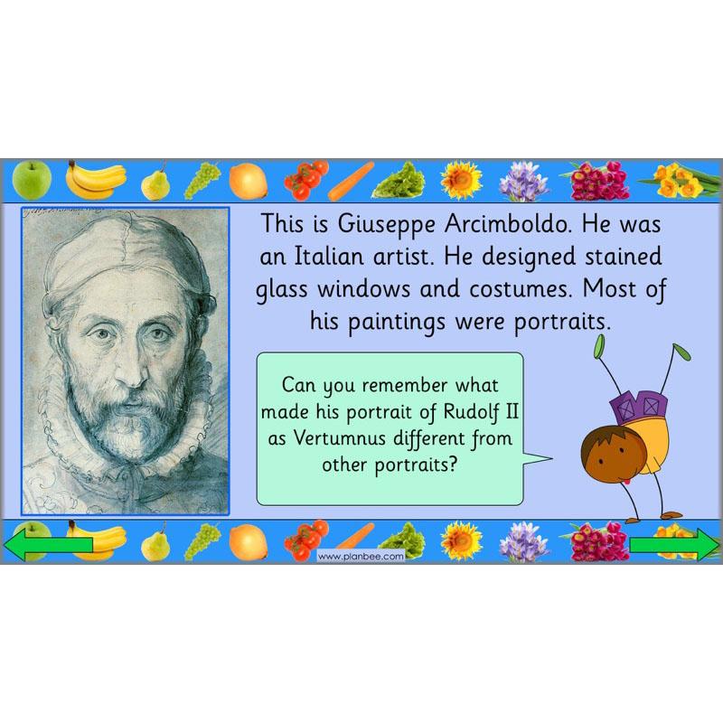 PlanBee Giuseppe Arcimboldo KS1 Art Lessons by PlanBee