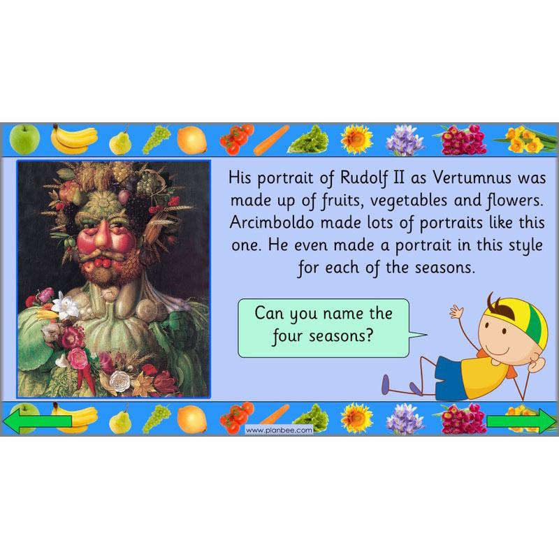 PlanBee Giuseppe Arcimboldo KS1 Art Lessons by PlanBee