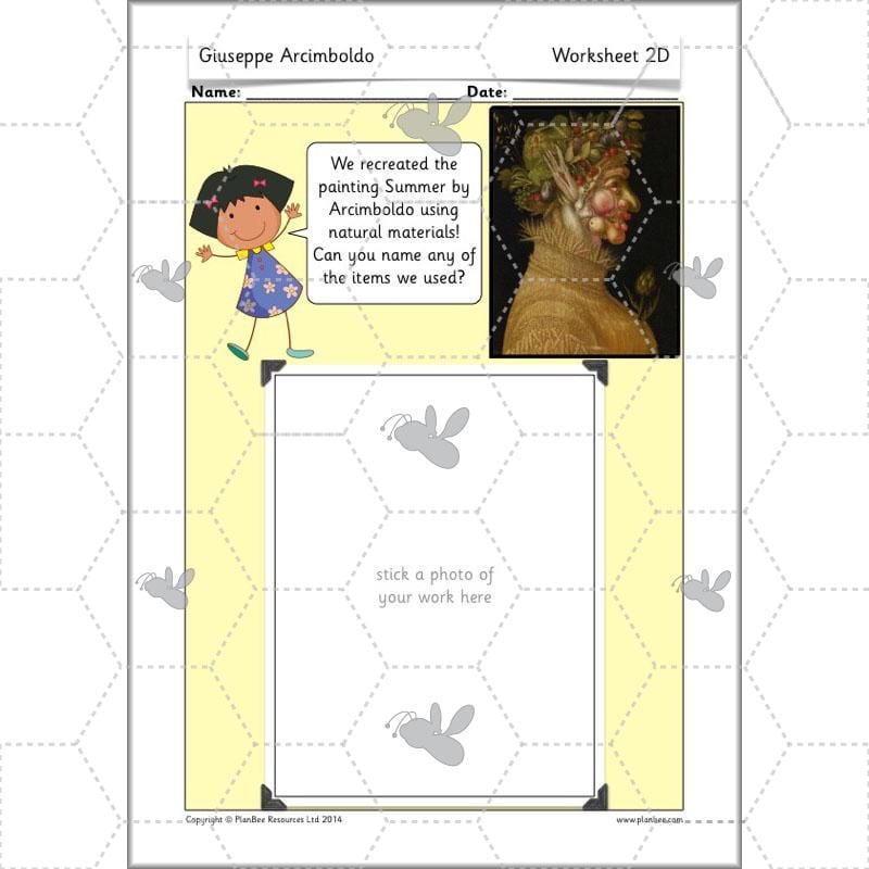 PlanBee Giuseppe Arcimboldo KS1 Art Lessons by PlanBee