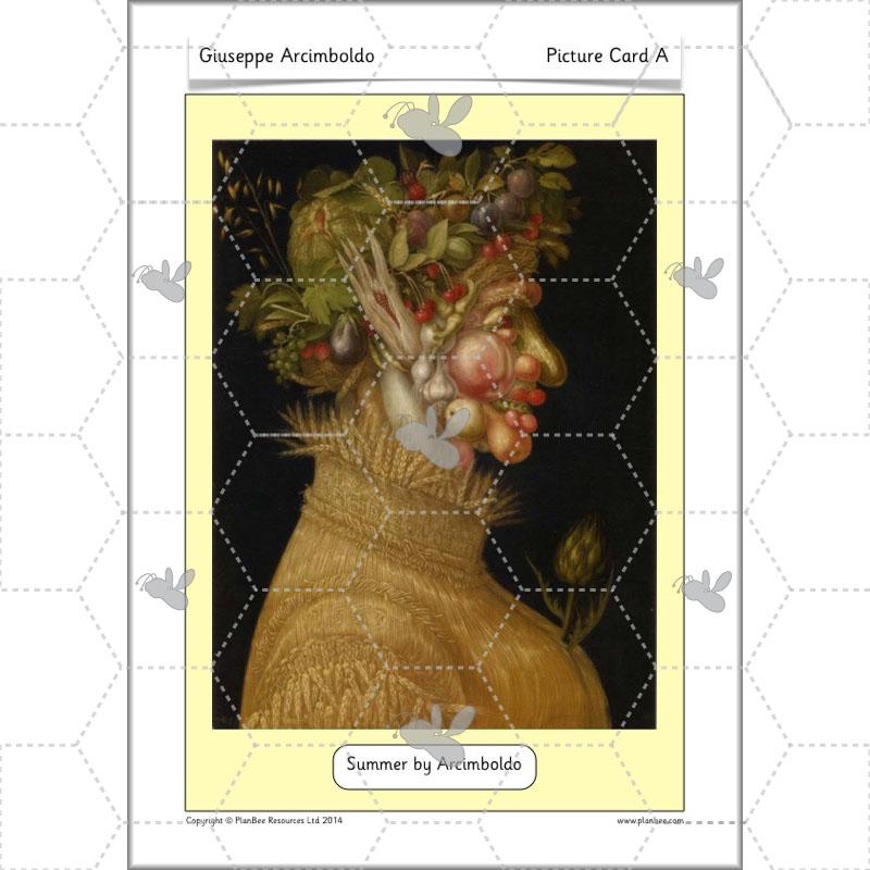 PlanBee Giuseppe Arcimboldo KS1 Art Lessons by PlanBee