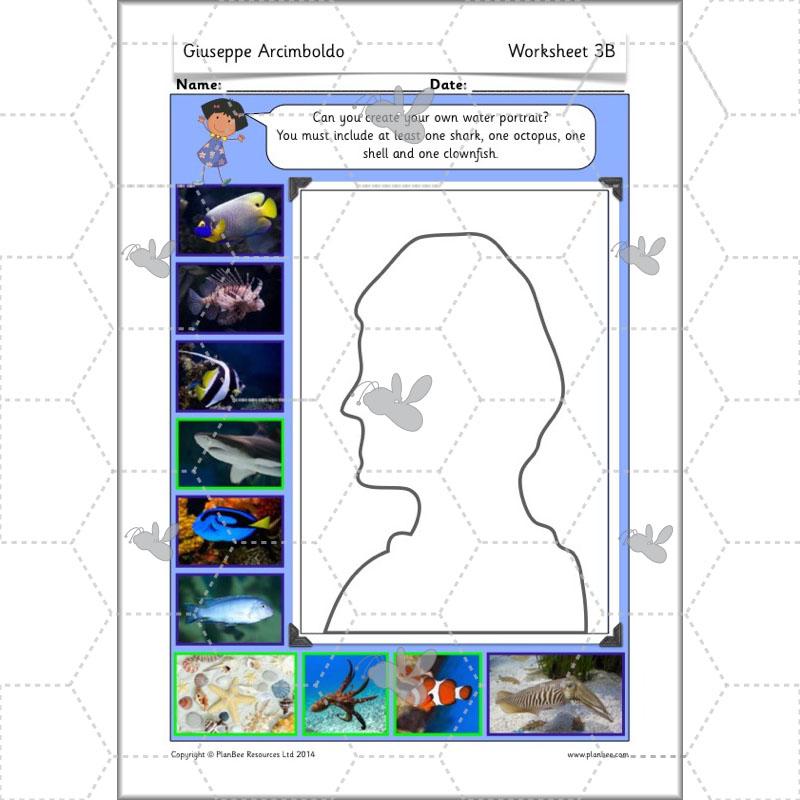 PlanBee Giuseppe Arcimboldo KS1 Art Lessons by PlanBee