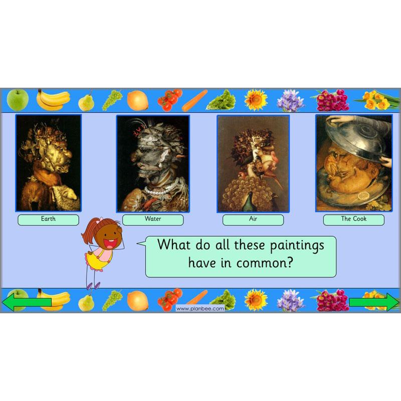 PlanBee Giuseppe Arcimboldo KS1 Art Lessons by PlanBee