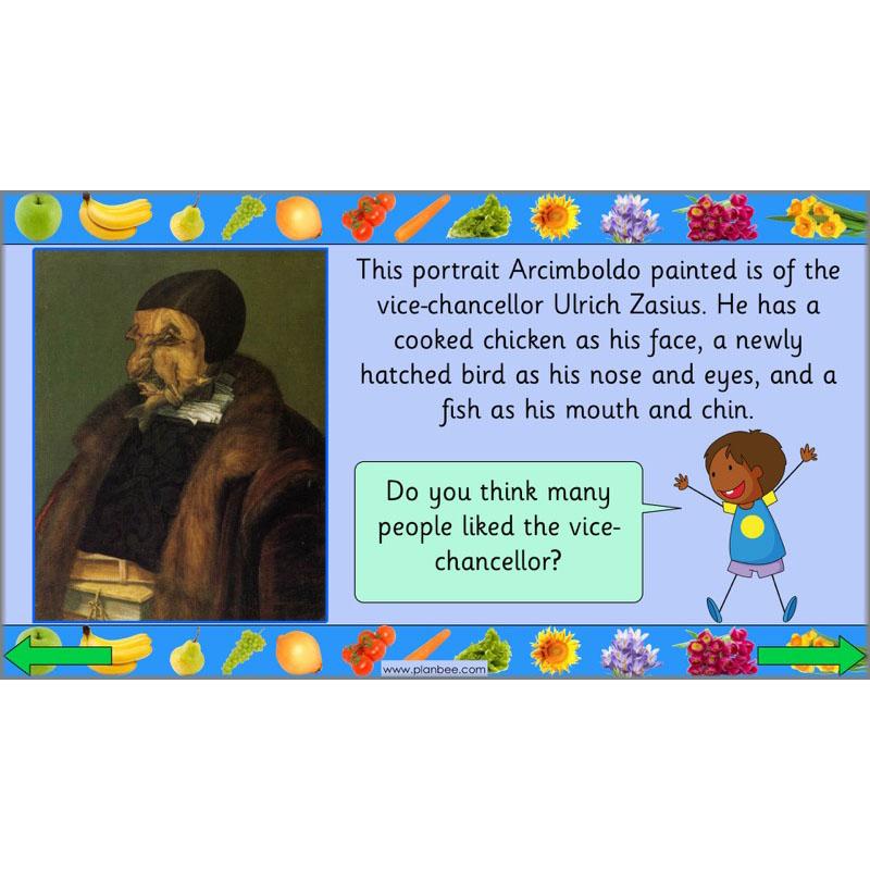 PlanBee Giuseppe Arcimboldo KS1 Art Lessons by PlanBee