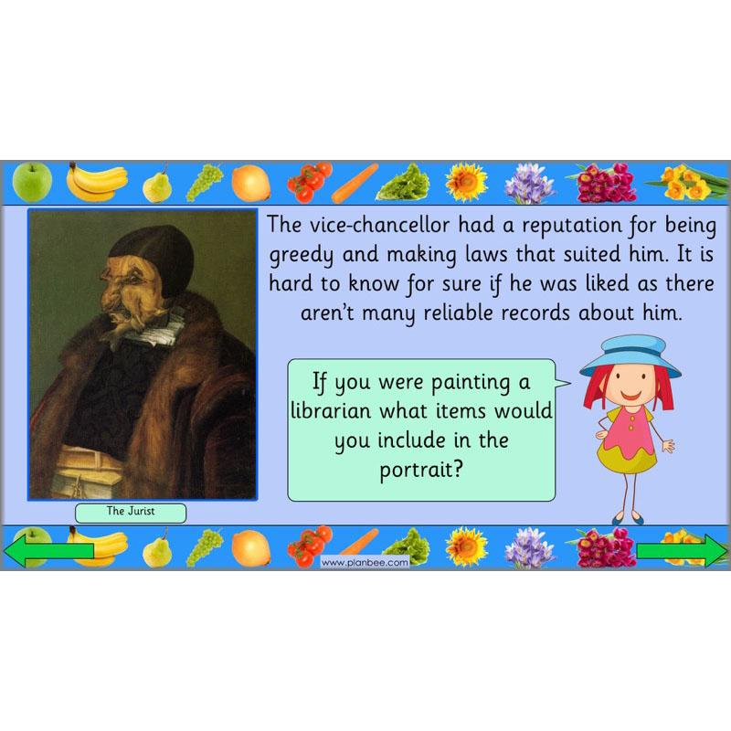 PlanBee Giuseppe Arcimboldo KS1 Art Lessons by PlanBee