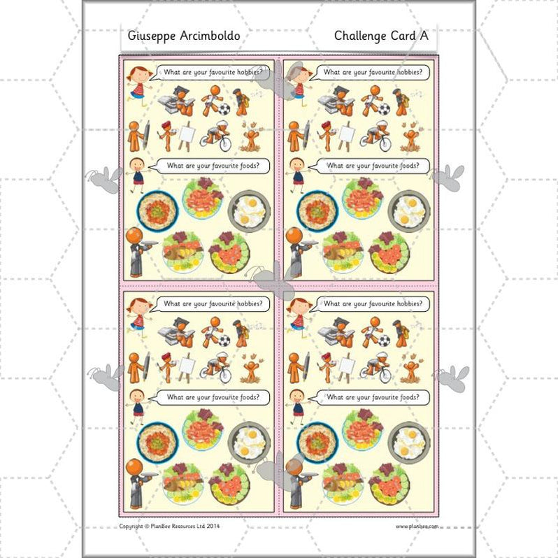 Giuseppe Arcimboldo KS1 Art Lessons for kids by PlanBee
