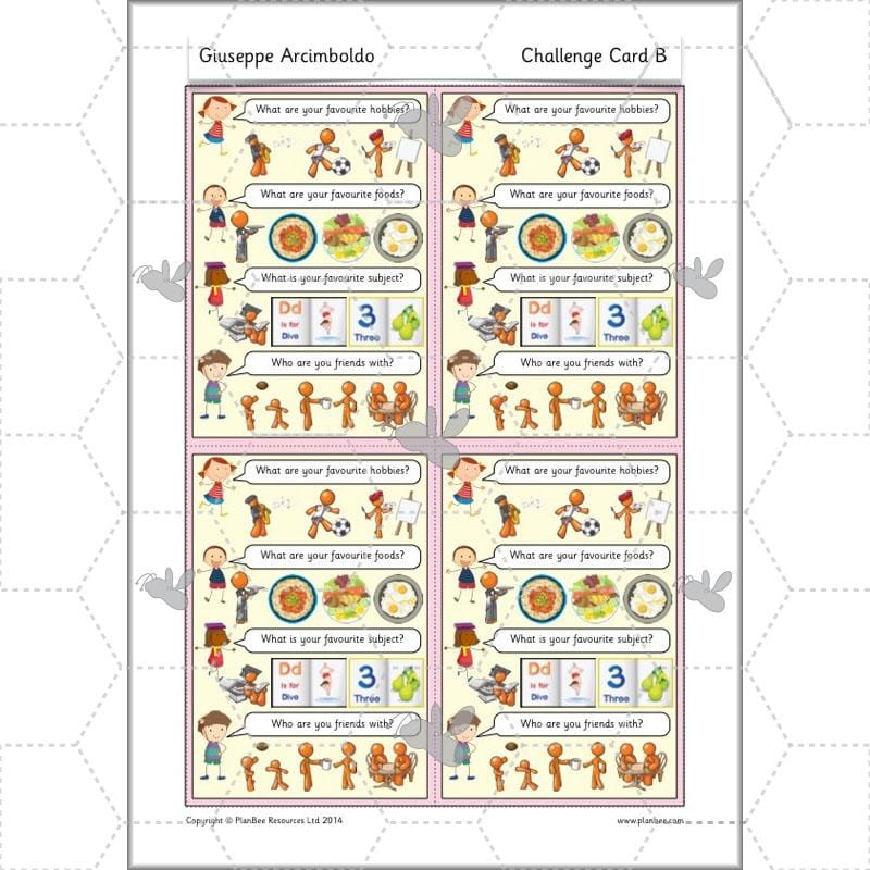 PlanBee Giuseppe Arcimboldo KS1 Art Lessons by PlanBee