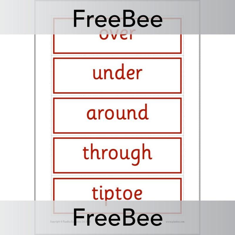 PlanBee Free We're Going on a Lion Hunt Display Pack by PlanBee