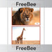 PlanBee Free We're Going on a Lion Hunt Display Pack by PlanBee