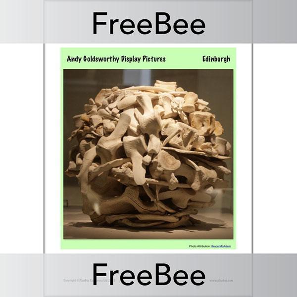 PlanBee Andy Goldsworthy Art for Kids | Free PlanBee Display