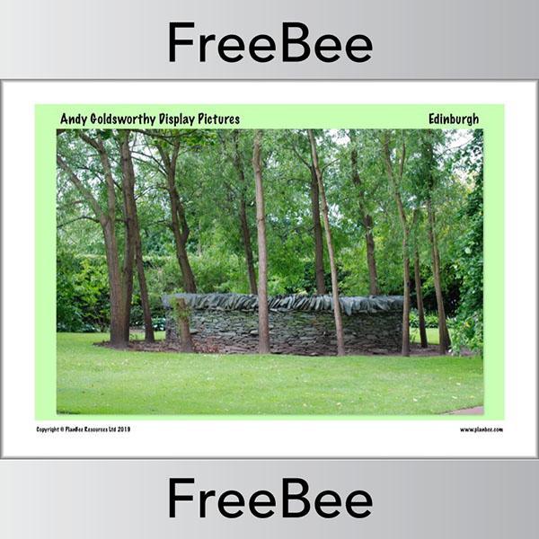 PlanBee Andy Goldsworthy Art for Kids | Free PlanBee Display