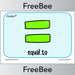 PlanBee FREE Equal To Posters by PlanBee