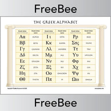 FREE PDF Ancient Greek Alphabet for KS2 by PlanBee