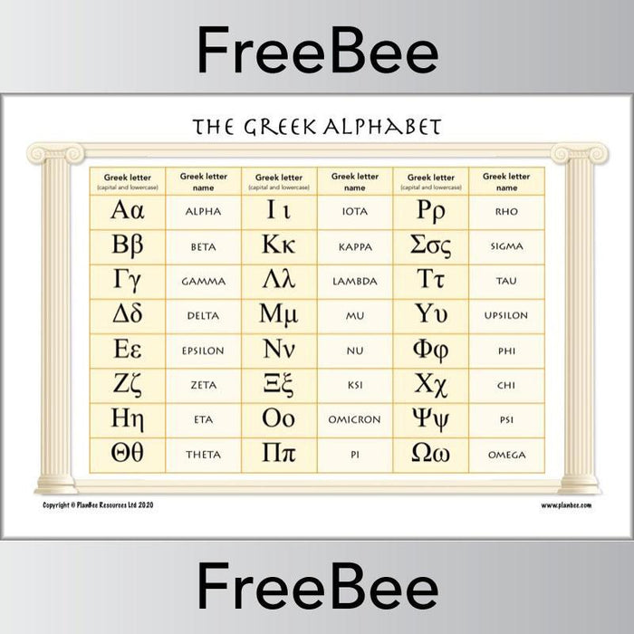Ancient Greek Alphabet