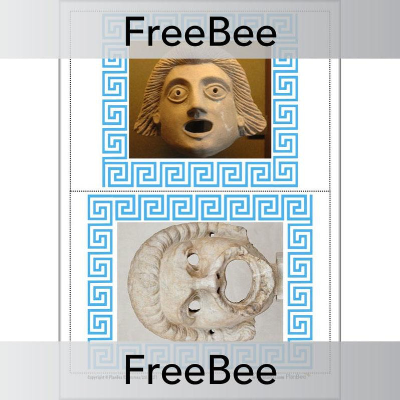 Greek Masks KS2 Display Cards by PlanBee