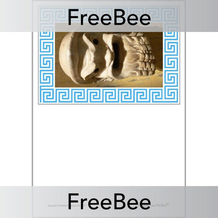 PlanBee Greek Masks KS2 Display Cards by PlanBee