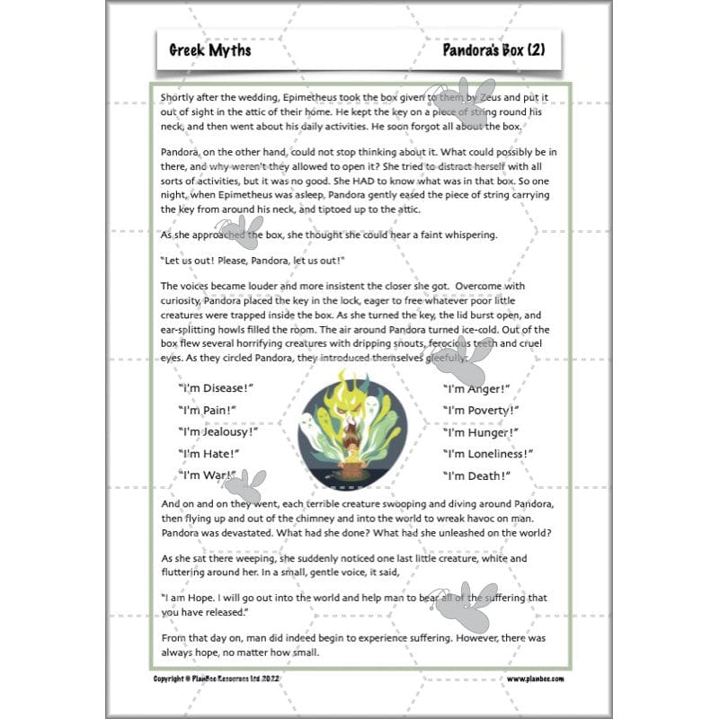 PlanBee Greek Myths KS2 English Lessons | Year 5 | PlanBee