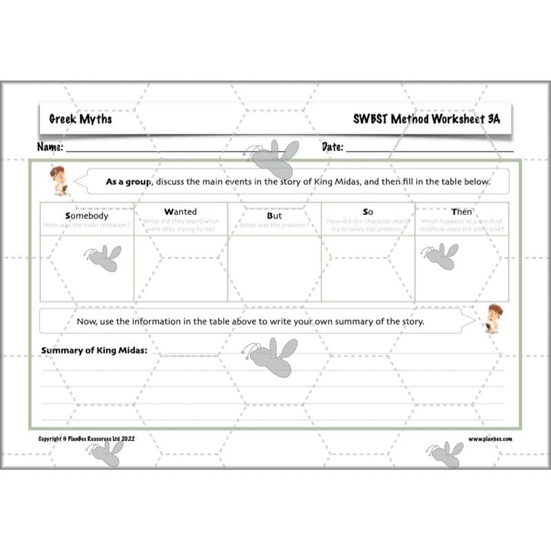PlanBee Greek Myths KS2 English Lessons | Year 5 | PlanBee