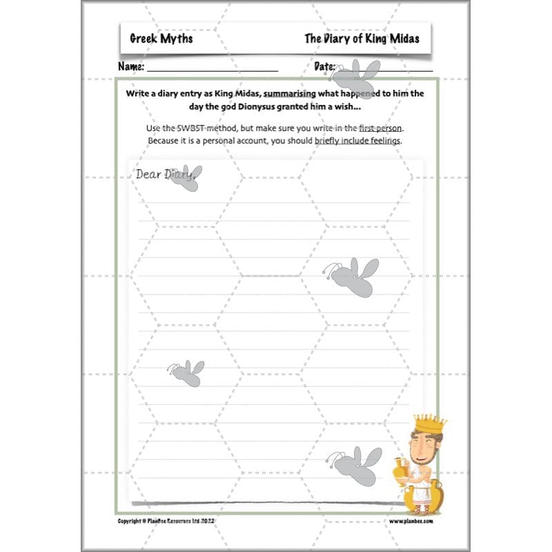 PlanBee Greek Myths KS2 English Lessons | Year 5 | PlanBee