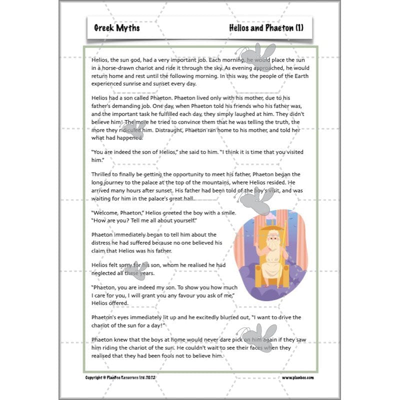 PlanBee Greek Myths KS2 English Lessons | Year 5 | PlanBee