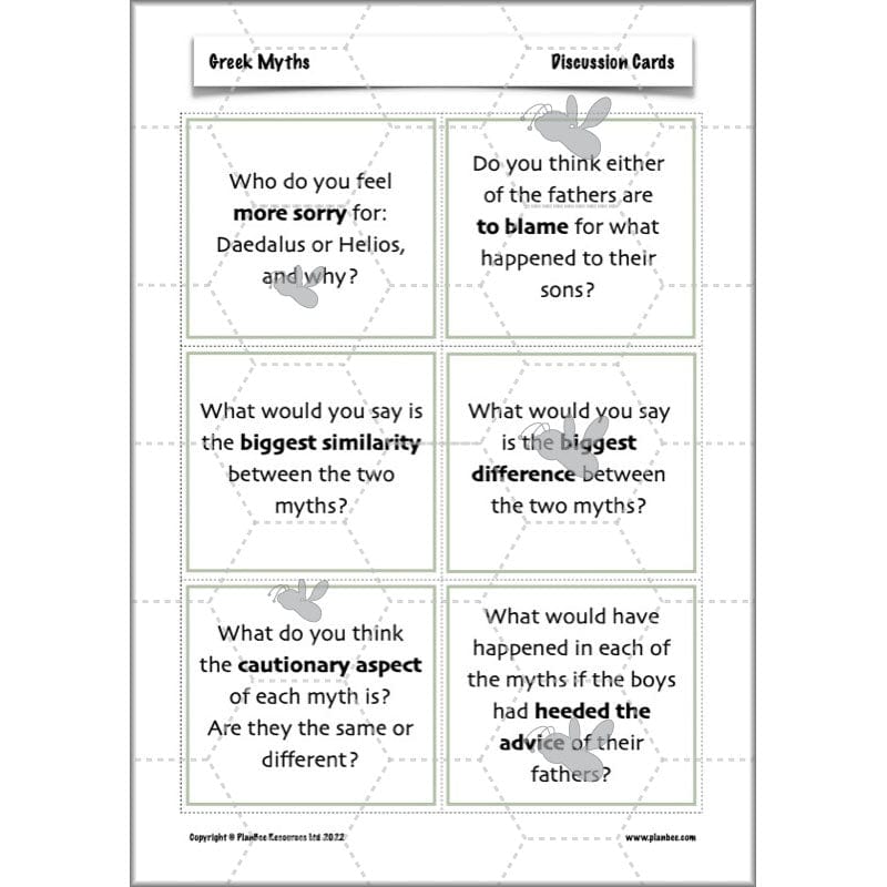 PlanBee Greek Myths KS2 English Lessons | Year 5 | PlanBee