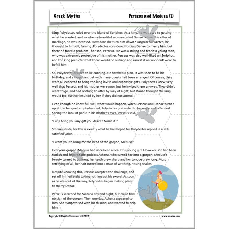 PlanBee Greek Myths KS2 English Lessons | Year 5 | PlanBee