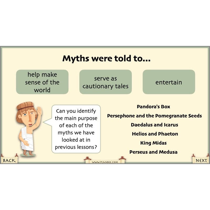 PlanBee Greek Myths KS2 English Lessons | Year 5 | PlanBee