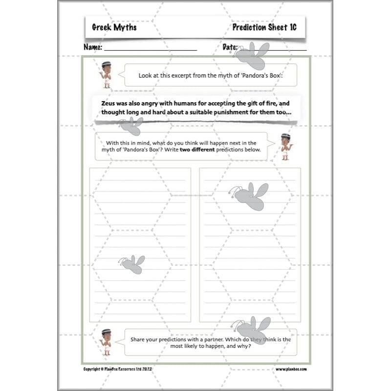 PlanBee Greek Myths KS2 English Lessons | Year 5 | PlanBee