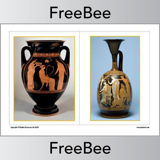 Free Ancient Greek Vases KS2 Picture Cards by PlanBee