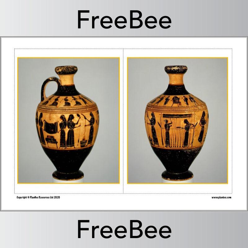 Free Ancient Greek Vases KS2 Picture Cards by PlanBee