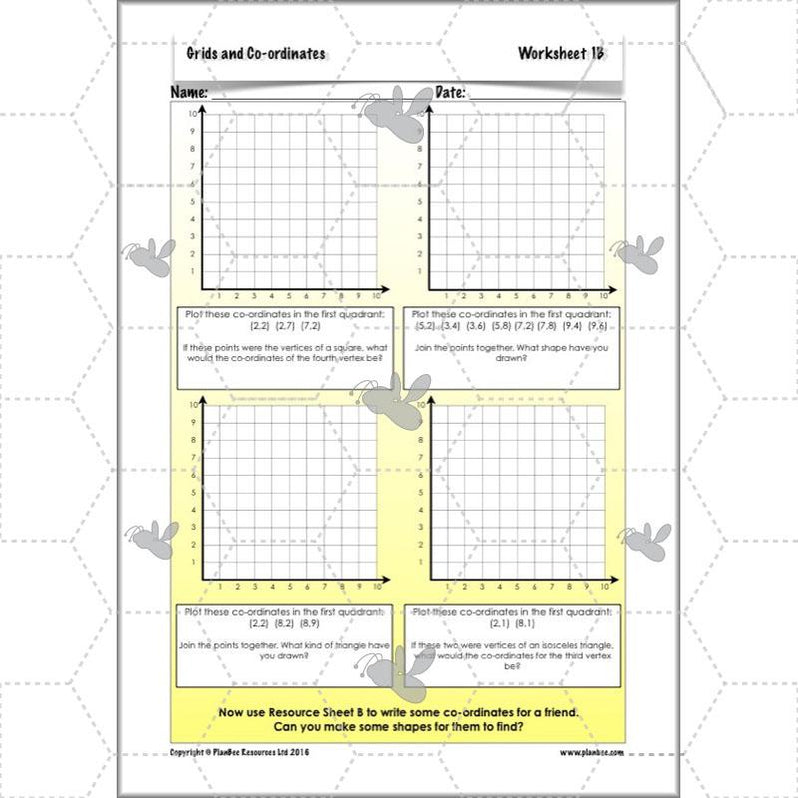 Grids and Coordinates Year 6 Maths Lesson by PlanBee