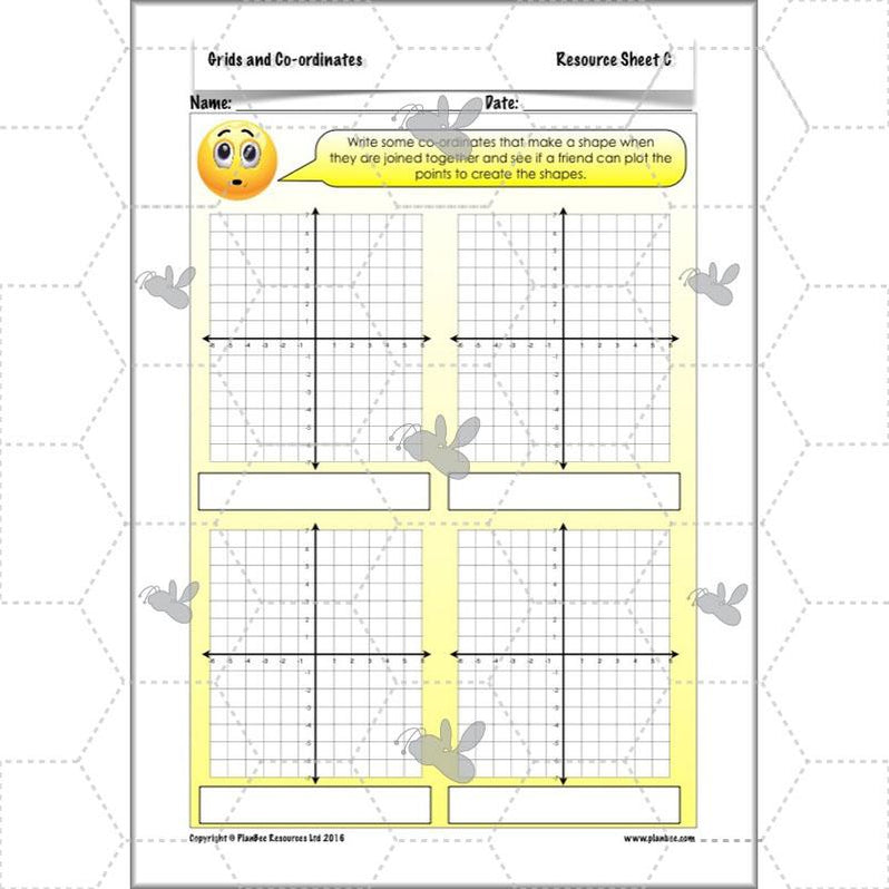 Grids and Coordinates Year 6 Maths Lesson by PlanBee