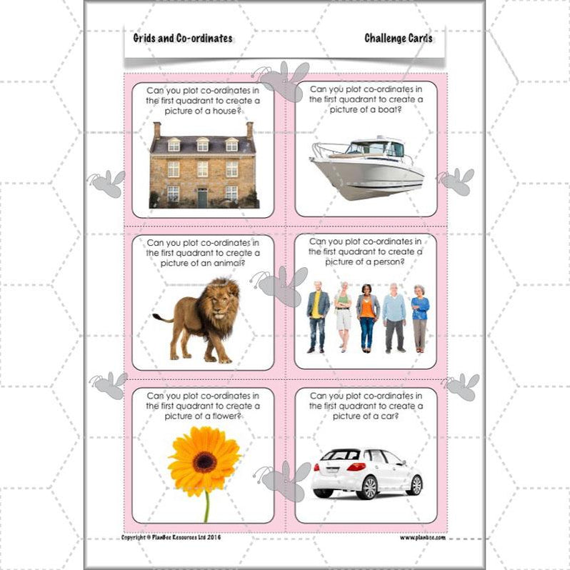 Grids and Coordinates Year 6 Maths Lesson by PlanBee