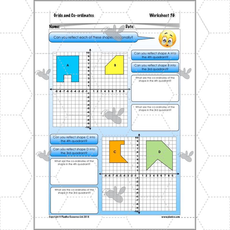 PlanBee Grids and Coordinates Year 6 Maths Lesson by PlanBee
