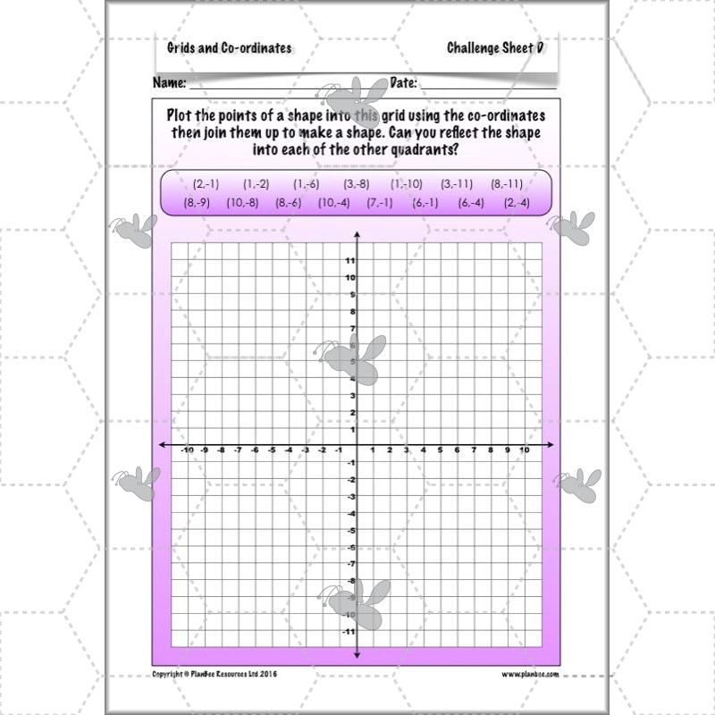PlanBee Grids and Coordinates Year 6 Maths Lesson by PlanBee