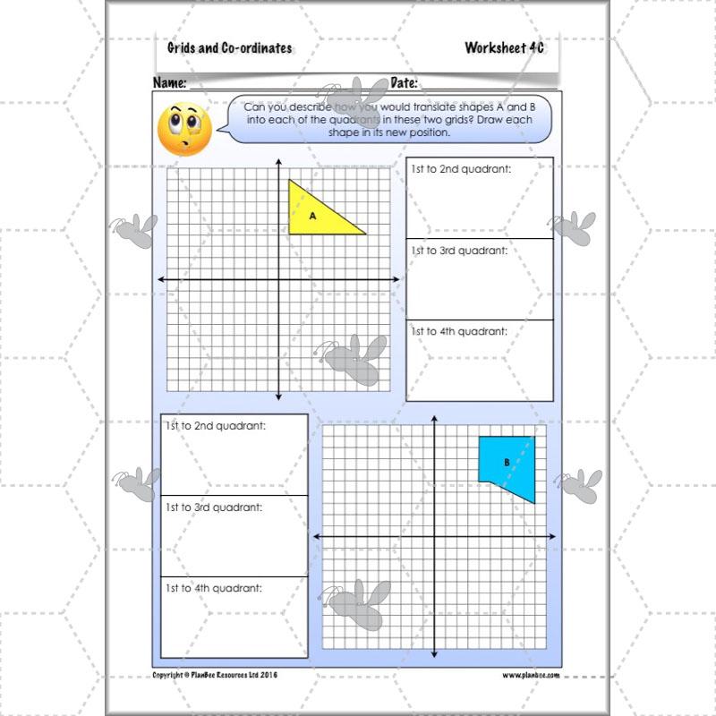 PlanBee Grids and Coordinates Year 6 Maths Lesson by PlanBee