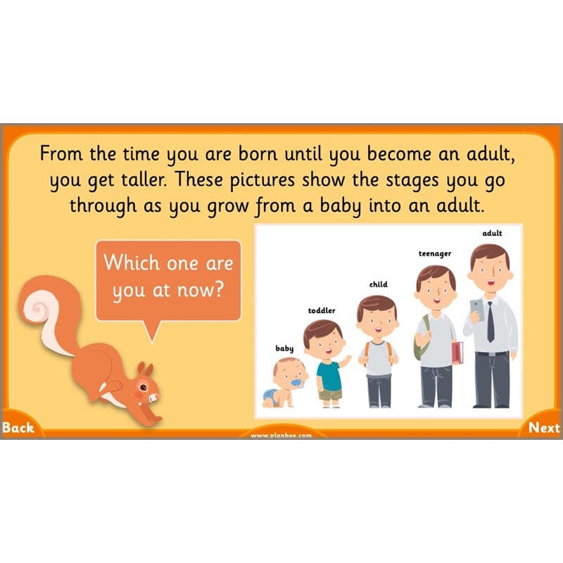 PlanBee Growth and Survival: Animals including Humans Year 2 Science