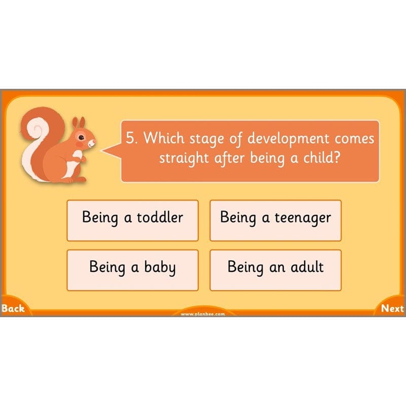 PlanBee Growth and Survival: Animals including Humans Year 2 Science