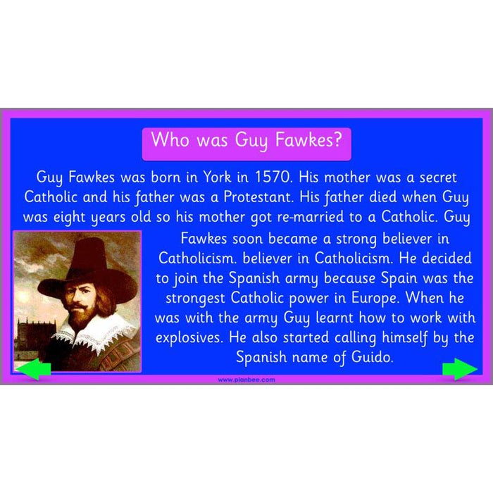 PlanBee Guy Fawkes KS1 History Lessons by PlanBee