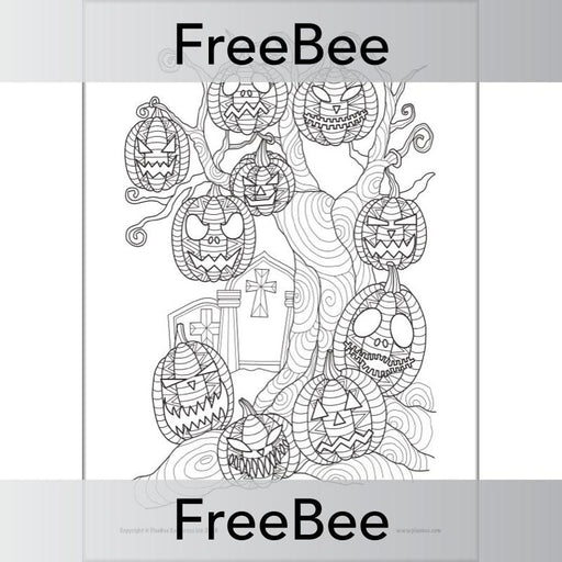 PlanBee FREE Halloween pictures for kids by PlanBee