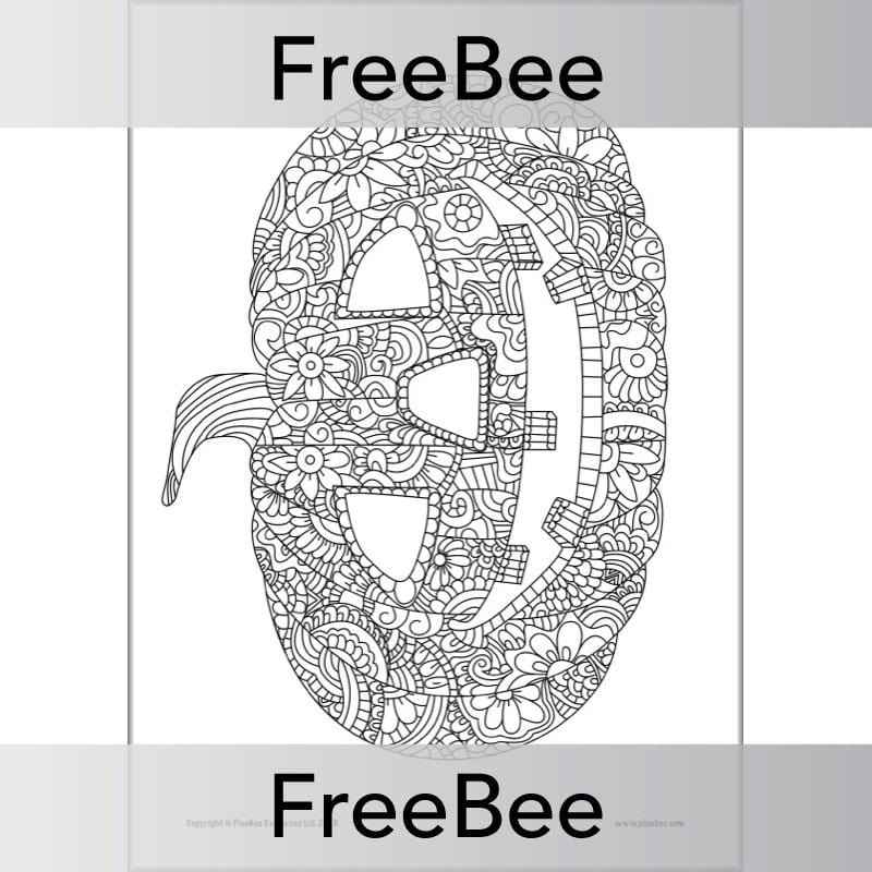 PlanBee FREE Halloween pictures for kids by PlanBee