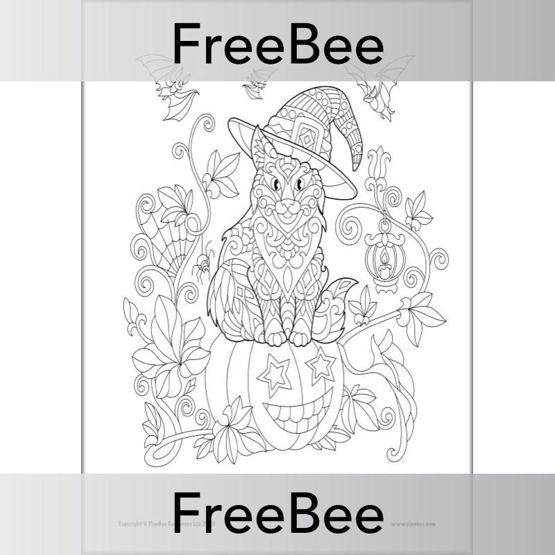 PlanBee FREE Halloween pictures for kids by PlanBee