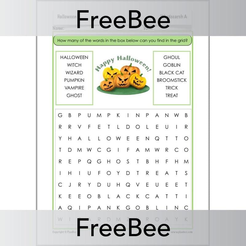 PlanBee Printable Halloween Activities for Kids by PlanBee