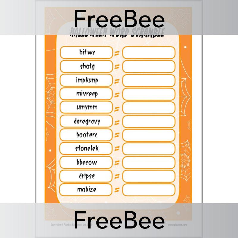 PlanBee Printable Halloween Activities for Kids by PlanBee