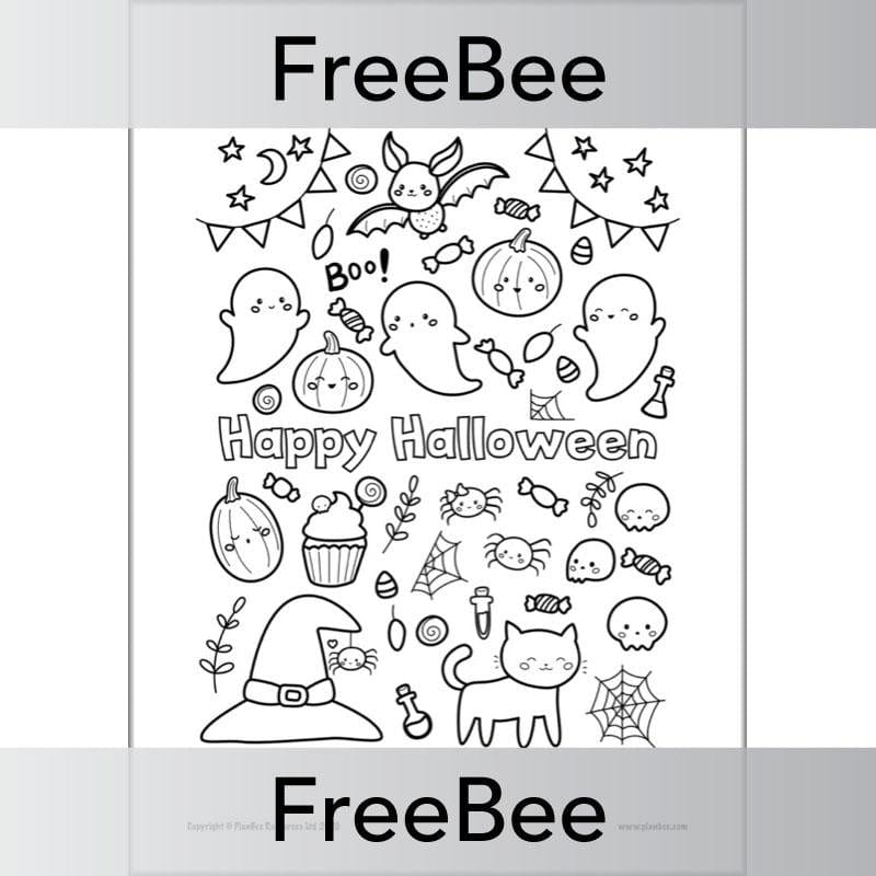 PlanBee Printable Halloween Activities for Kids by PlanBee