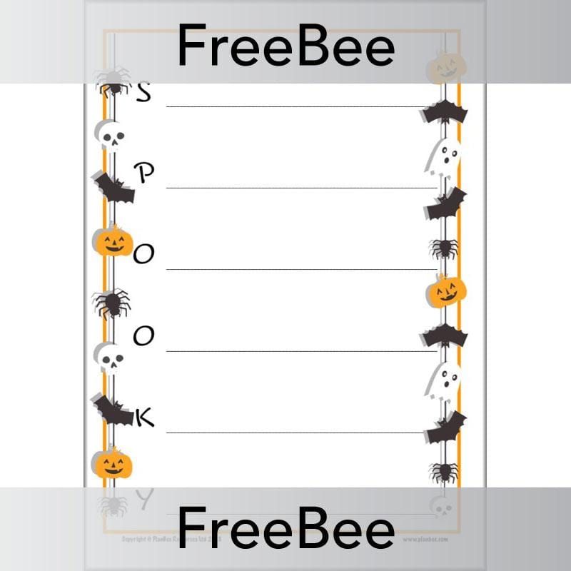 PlanBee Printable Halloween Activities for Kids by PlanBee