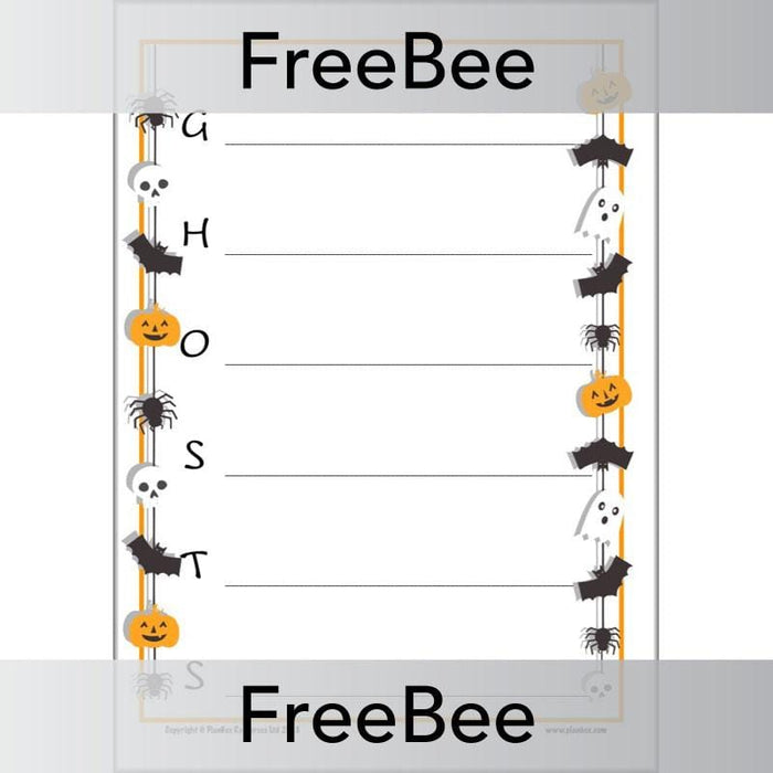 PlanBee Printable Halloween Activities for Kids by PlanBee