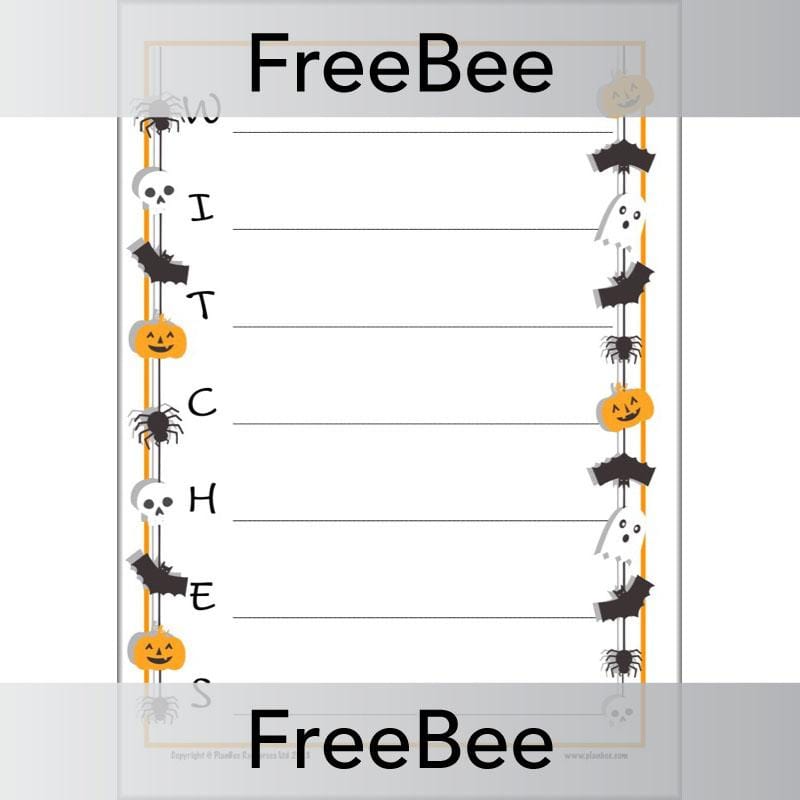 PlanBee Printable Halloween Activities for Kids by PlanBee