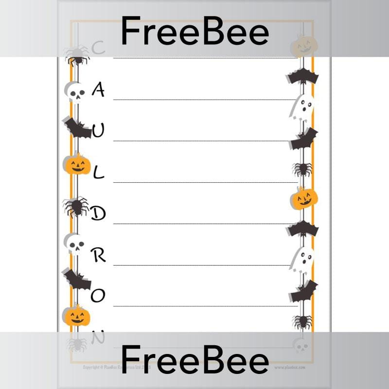 PlanBee Printable Halloween Activities for Kids by PlanBee