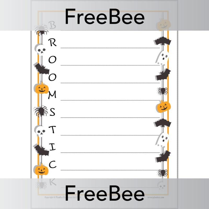 PlanBee Printable Halloween Activities for Kids by PlanBee
