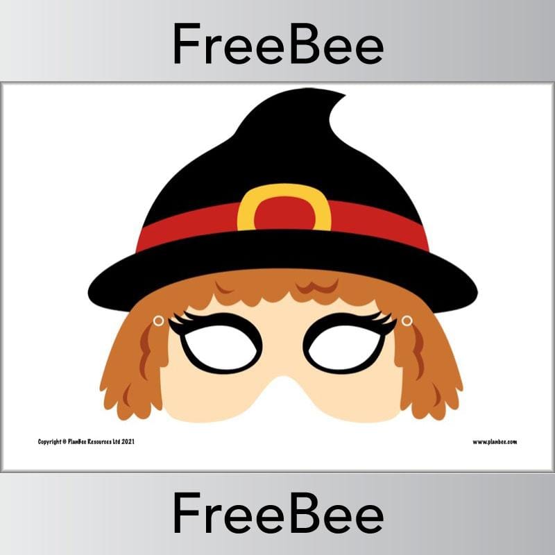 FREE Halloween Masks by PlanBee